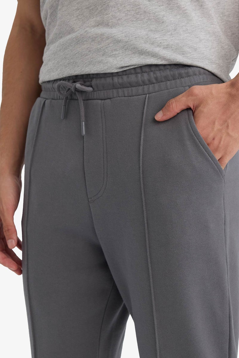 DeFacto Grey Man Basic Grey Trousers Casual - Image 3